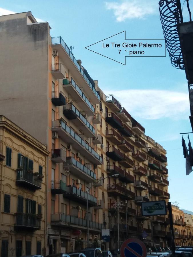 לינה וארוחת בוקר פלרמו Le Tre Gioie מראה חיצוני תמונה